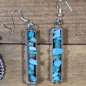 Blue Stone Earrings